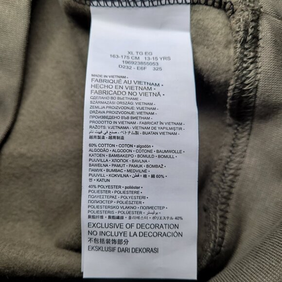 Jordan Colorblock Hoodie NWT Olive Green Black Brown Jordan Logo Youth Sz XL - Picture 5 of 11